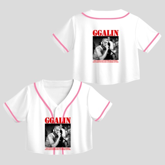 Discover GG Allin Crop Top Baseball Jerseys UK SHIPPING Included
