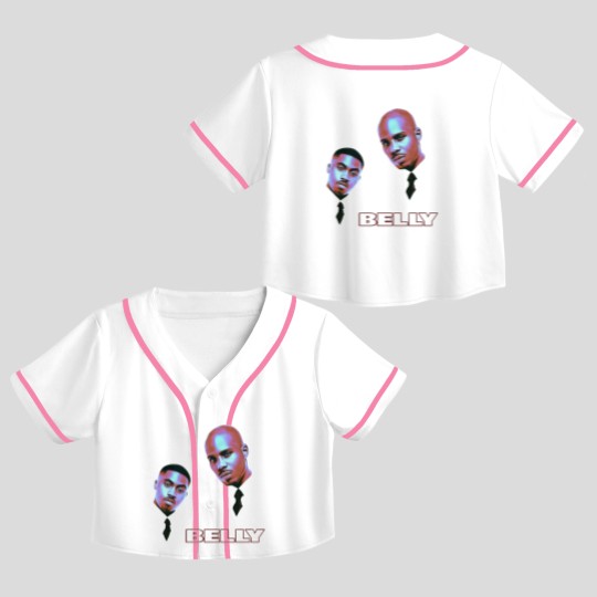 Discover NAS & DMX Crop Top Baseball Jerseys belly movie vintage rap Crop Top Baseball Jerseys 90s