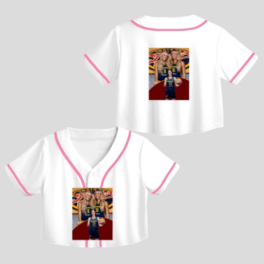 Discover Lexie Hull & Sophie Cunningham Indiana Fever Vintage Trio Crop Top Baseball Jerseys – Step Sisters Crop Top Baseball Jerseys
