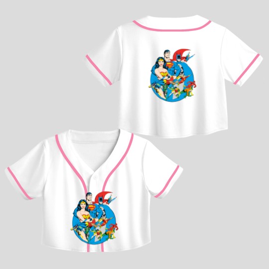 Discover DC Comics Originals Members Crop Top Baseball Jerseys