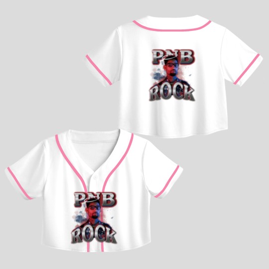 Discover PNB Rock Crop Top Baseball Jerseys, PNB Rock Crop Top Baseball Jerseys, Rapper Merch