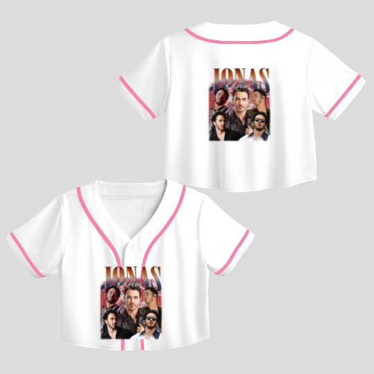 Discover Kevin Jonas Crop Top Baseball Jerseys, Vintage 90s Kevin Jonas Crop Top Baseball Jerseys, Kevin Jonas