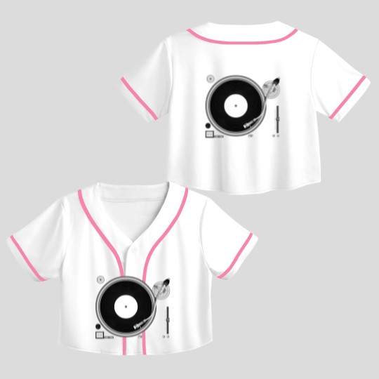 Discover TURNTABLE - Turntable - Crop Top Baseball Jerseys
