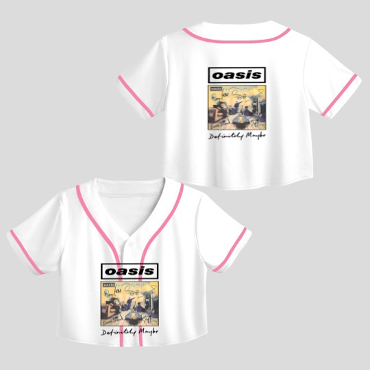 Discover Oasis Crop Top Baseball Jerseys Vintage, 90s Oasis Crop Top Baseball Jerseys