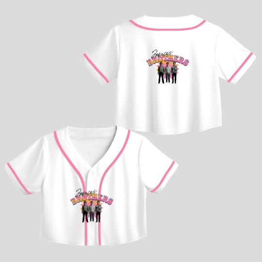 Discover Jonas Brothers Weve Been on Pink - Jonas Brothers Merch Crop Top Baseball Jerseys