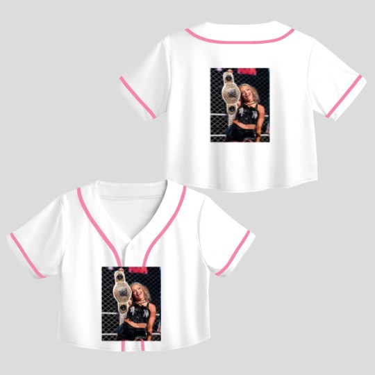 Discover Liv Morgan Wrestling Entertainment Gift For Fan Crop Top Baseball Jerseys