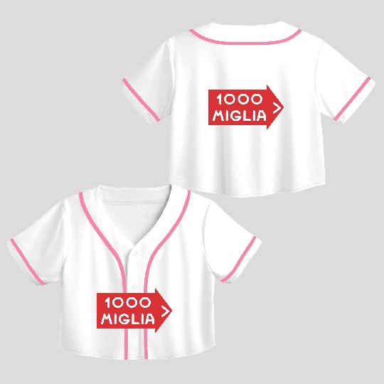 Discover Mille Miglia Crop Top Baseball Jerseys