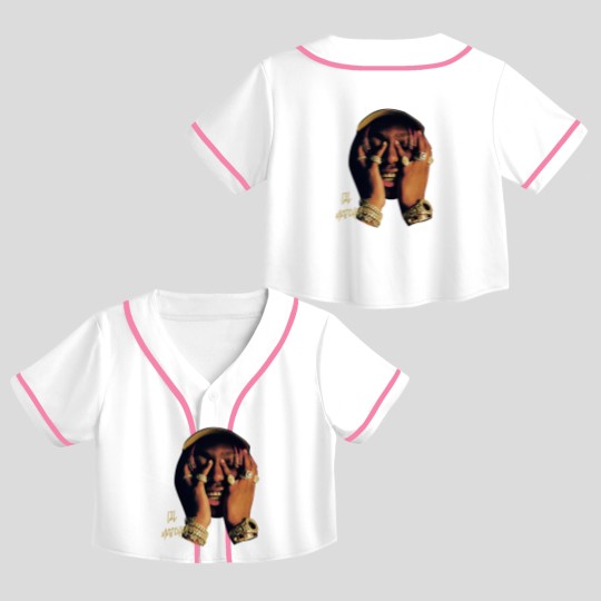 Discover Lil Wayne Vintage Washed Crop Top Baseball Jerseys
