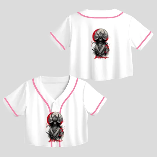 Discover bilmuri samurai Crop Top Baseball Jerseys