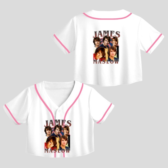 Discover James Maslow Vintage Unisex Crop Top Baseball Jerseys, Vintage James Maslow