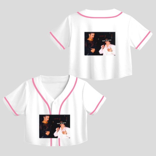 Discover Trust No Bitch - Selena Quintanilla Graphic Crop Top Baseball Jerseys