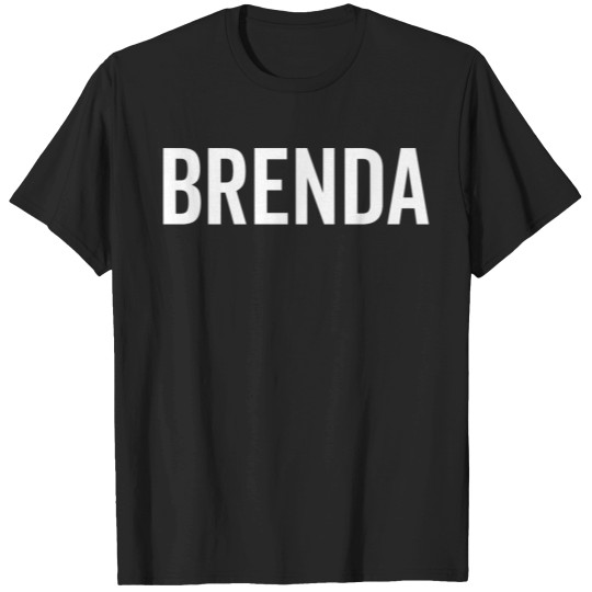 Discover Brenda Custom Name Font Text Birthday Custom T Shirts