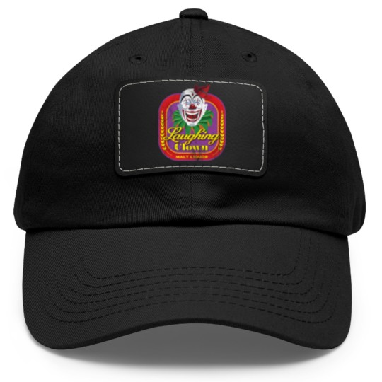 Discover Laughing Clown Malt Liquor Dad Hat With Leather Patch