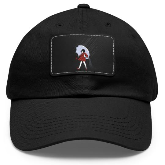 Discover petrichor Dad Hat With Leather Patch