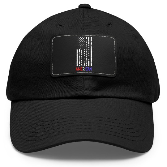 Discover Unmasked Unmuzzled Unvaccinated Unafraid American Flag Fan Dad Hat With Leather Patch