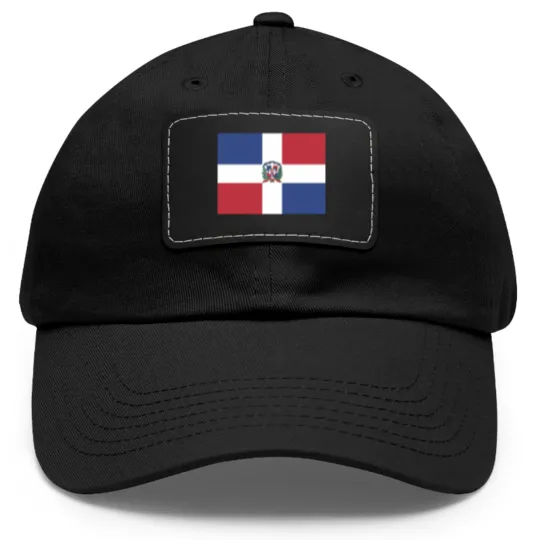 Discover AIFRIS Dominican Republic Flag Cotton Dad Hat With Leather Patch