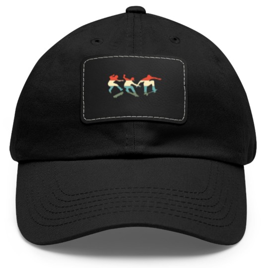 Discover Skateboard Skateboarding Skateboarders Dad Hat With Leather Patch