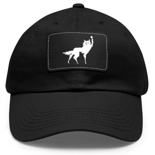 Discover Fantastic Mr Fox - Wolf - Canis Lupus - Simple - Fantastic Mr Fox - Dad Hat With Leather Patch