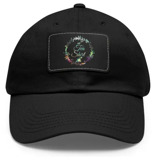 Discover Teacup Dad Hat With Leather Patch It's Tea Time Gift - Cup Of Tea
