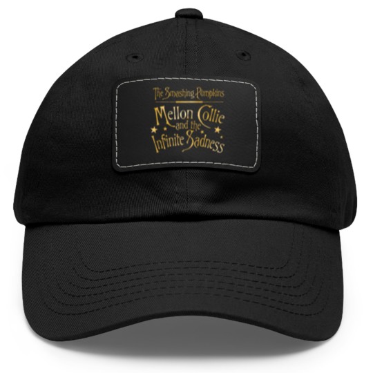 Discover Smashing Pumpkins Mellon Collie Infinite Ladies Short Sleeve Dad Hat With Leather Patch Graphic Tees