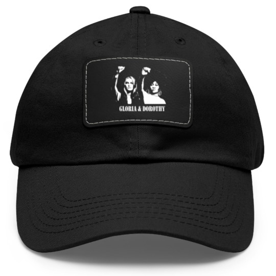Discover GLORIA & DOROTHY Stencil - Feminism - Dad Hat With Leather Patch