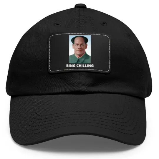 Discover John Xina Bing Shi Ling Ice-cream meme - Bing Shi Ling - Dad Hat With Leather Patch