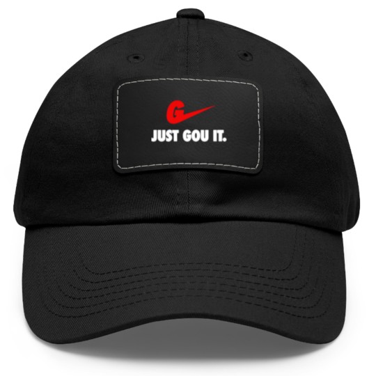 Discover JUST GOU IT Dad Hat With Leather Patch