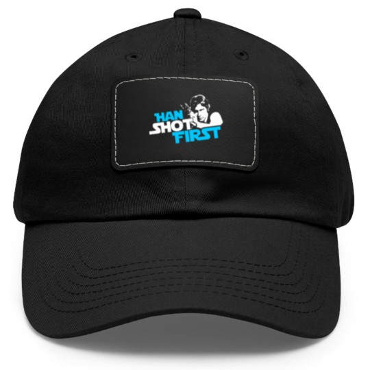 Discover Han Shot First Dad Hat With Leather Patch