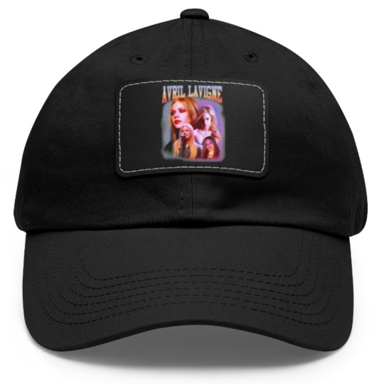 Discover Vintage 90s Avril Lavigne Dad Hat With Leather Patch