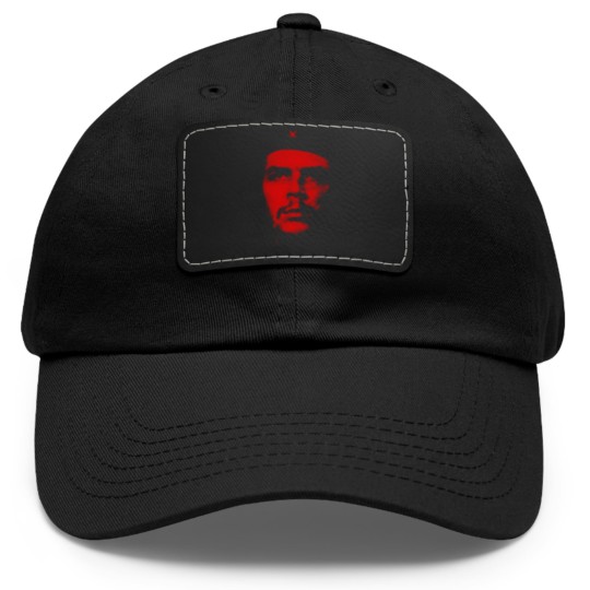 Discover Che Guevara By Circles - Che Guevara By Circles Lines Iconic - Dad Hat With Leather Patch