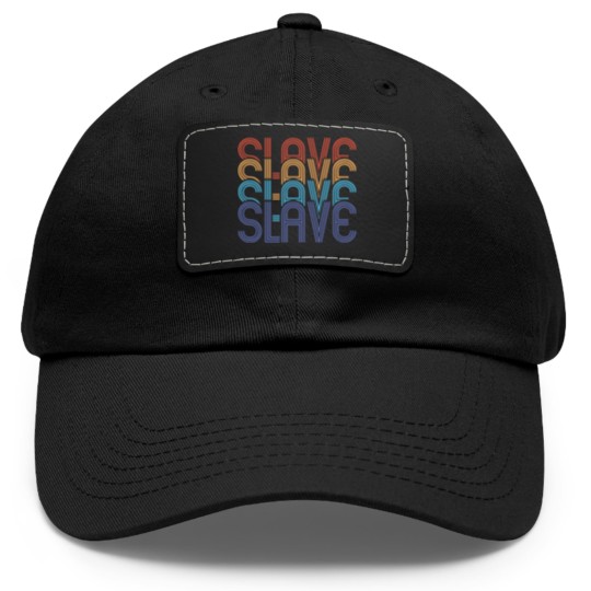 Discover BDSM Slave Dad Hat With Leather Patch