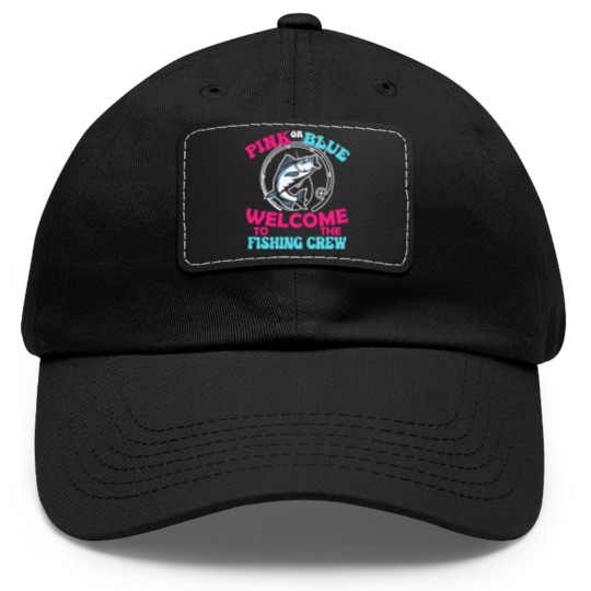 Discover Fishing Lover  Dad Hat With Leather Patch Fishing Lover   680 Dad Hat With Leather Patch