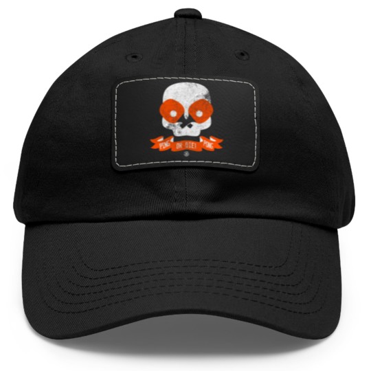 Discover Ping Pong or Die! - Ping Pong - Dad Hat With Leather Patch
