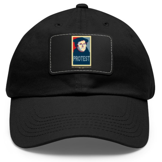 Discover Luther REFORM (with 500th anniversary tag) - Martin Luther - Dad Hat With Leather Patch