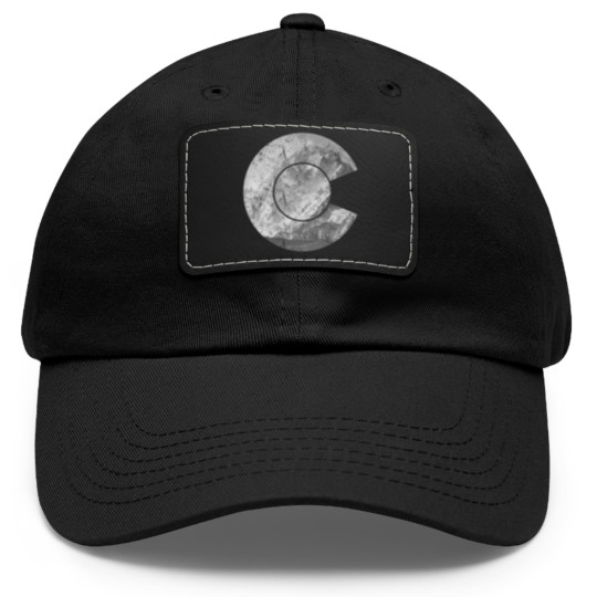 Discover Colorado State Flag Logo Rocky Mountain Dad Hat With Leather Patch