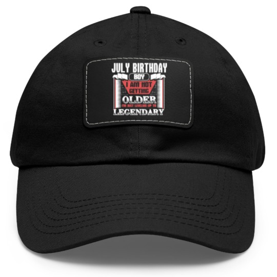 Discover July Birthday Kings Gift Idea Dad Hat With Leather Patch