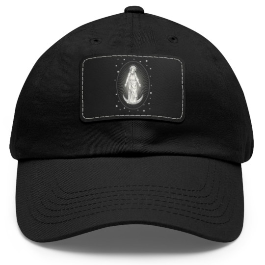 Discover Assumption of Mary Dad Hat With Leather Patch Dad Hat With Leather Patch