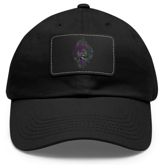 Discover Alignment Of The Planets Occult Dad Hat With Leather Patch