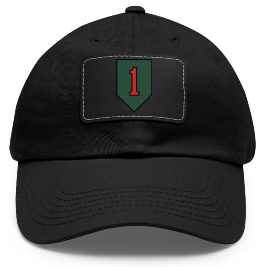 Discover "The Big Red One" 1st Infantry Division Insignia - Big Red One - Dad Hat With Leather Patch