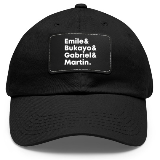 Discover Emile Bukayo Gabriel Martin Dad Hat With Leather Patch