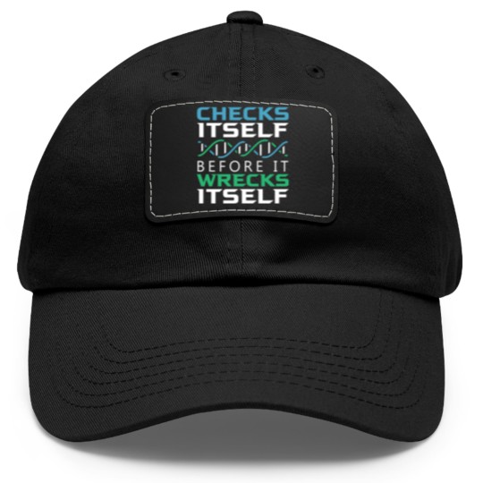 Discover Science and Biology Dad Hat With Leather Patch
