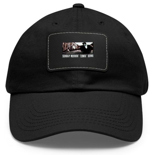 Discover Johnny Cash  Sunday Mornin Comin Down Dad Hat With Leather Patch, Johnny Cash Dad Hat With Leather Patch, Johnny Cash Dad Hat With Leather Patch, Johnny Cash Dad Hat With Leather Patch, Johnny Cash Gifts