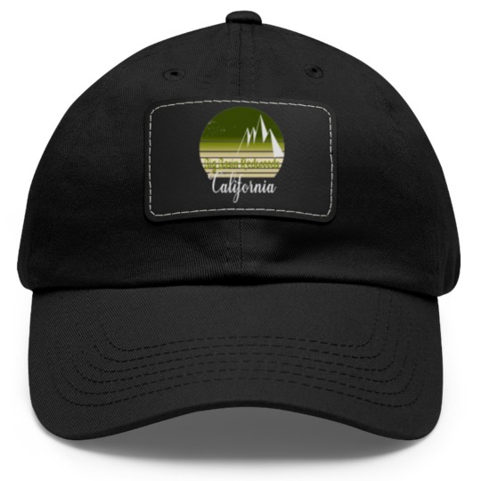 Discover Big Basin Redwoods California Dad Hat With Leather Patch