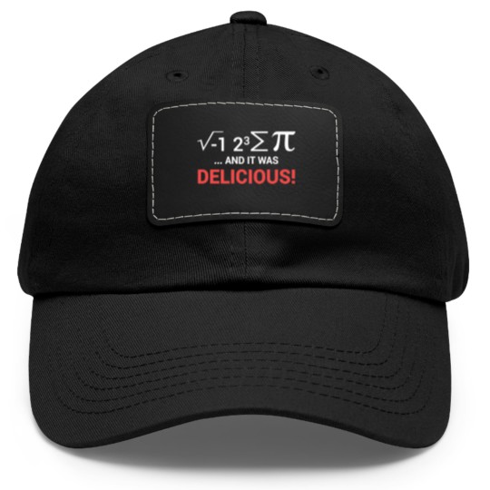 Discover I Ate Some Pie Math - Math - Dad Hat With Leather Patch