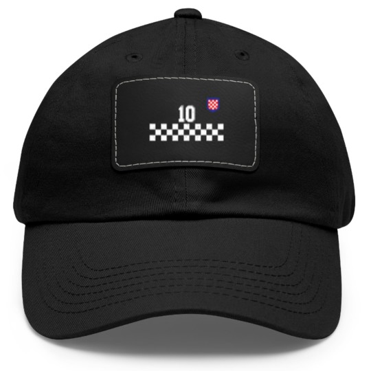 Discover Croatia Football Jersey Retro Red Hrvatska Soccer Dad Hat With Leather Patch