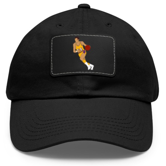 Discover The Logo - Jerry West - Dad Hat With Leather Patch