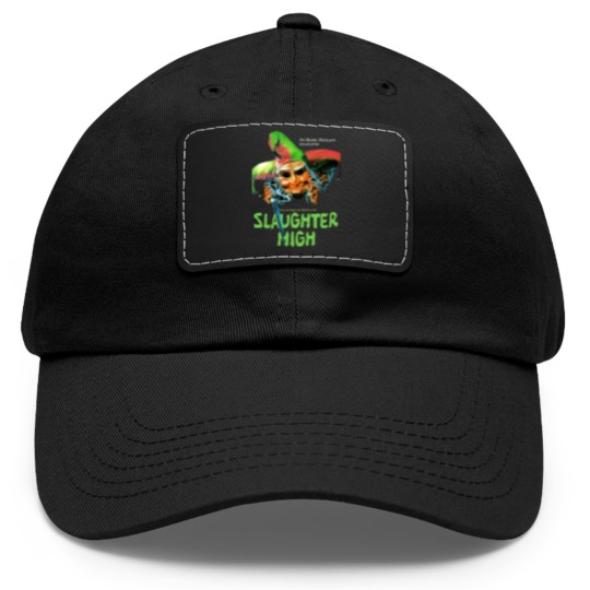 Discover Slaughter High Large Horror Movie Dad Hat With Leather Patch
