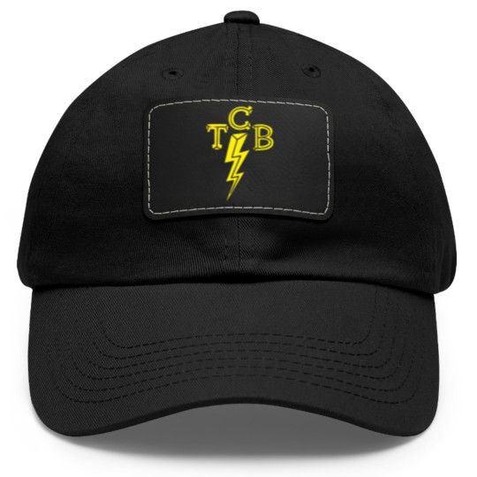 Discover TCB Classic Rock Rockabilly Dad Hat With Leather Patch