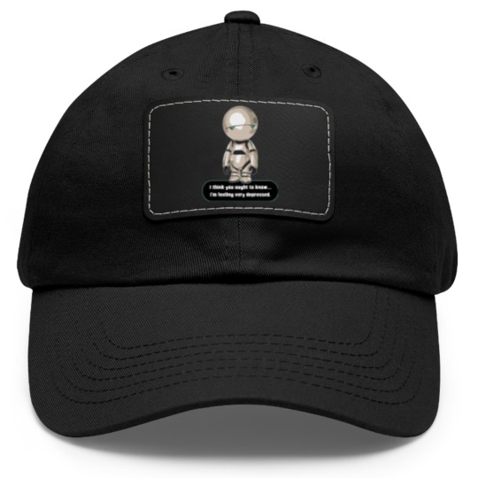 Discover Hitchhikers Guide To The Galaxy - Hitchhikers Guide To The Galaxy - Dad Hat With Leather Patch