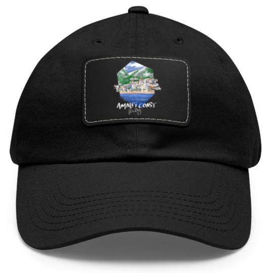 Discover Amalfi Coast Italy Best Place Travel Destination V Dad Hat With Leather Patch